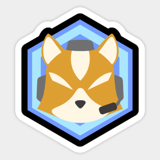 Fox Shine Smash Logo Sticker